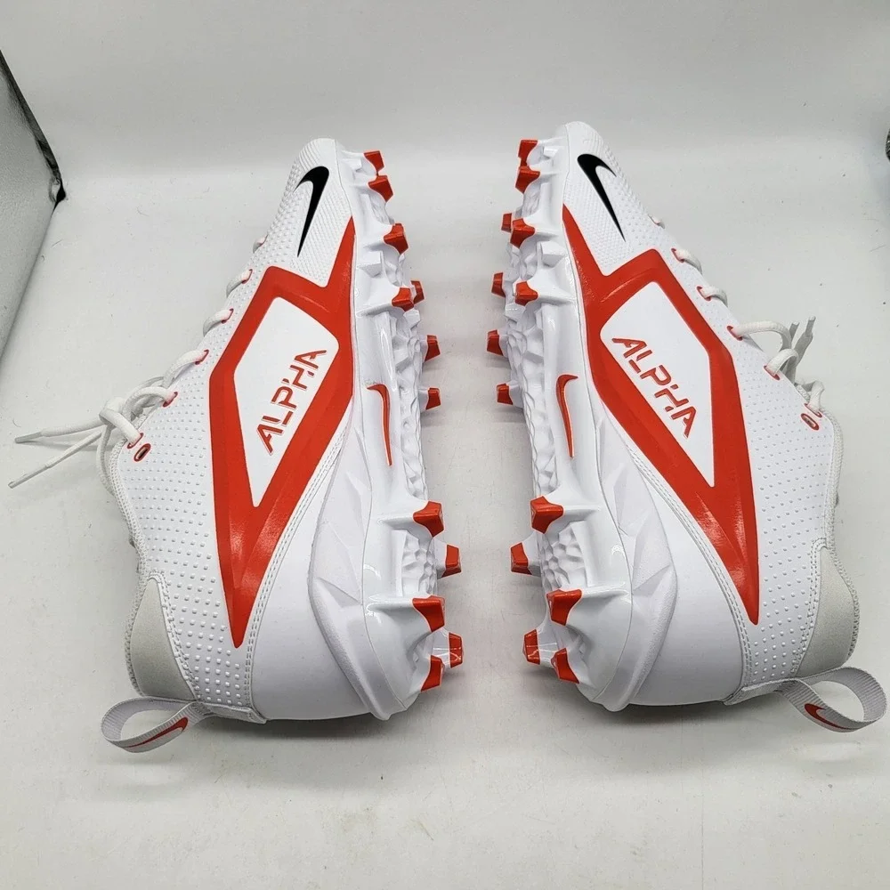 Nike Alpha Menace 4 Men 13 White‎ Red Football Cleats FZ7703-103